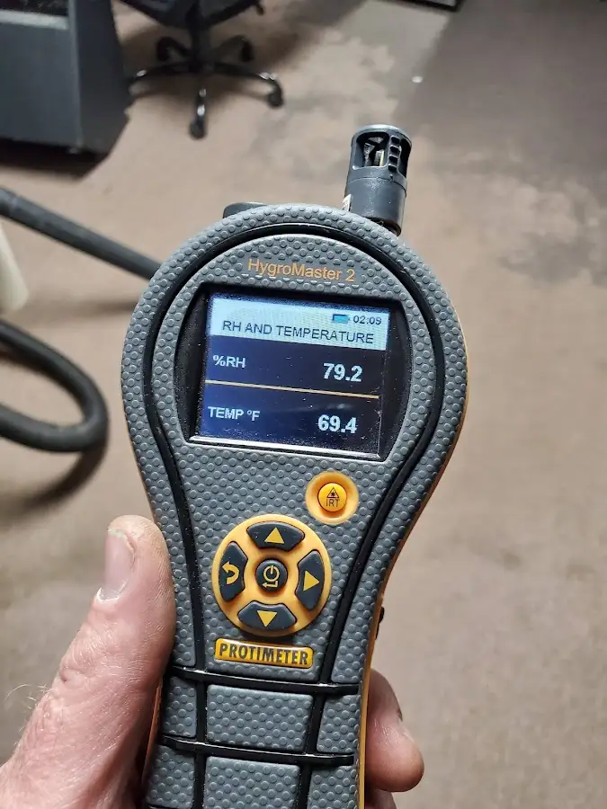 Moisture meter humidity assessment for Fire & Smoke Damage Restoration in Mulvane